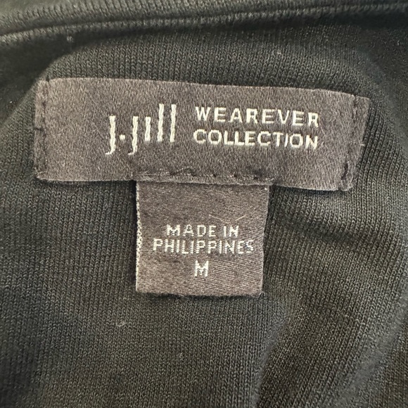 J Jill Wearever Collection Swing Dress Black Size M - Picture 7 of 7